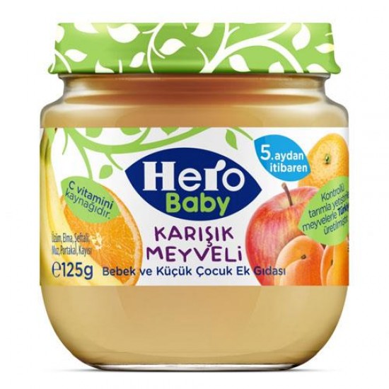 HERO BABY 120G KVNZ.ORG.KARIŞIK MEYVELİ