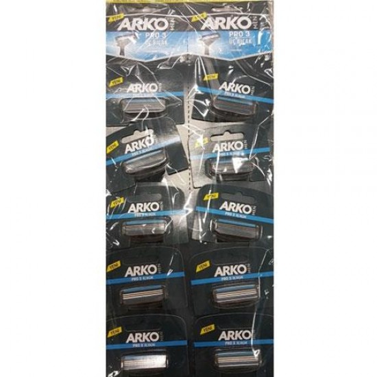 Arko Men Tıraş Bıçağı Kartela Pro 3 10 Lu