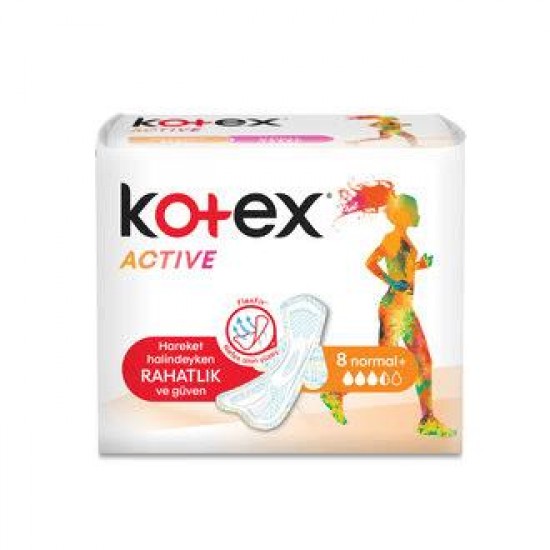Kotex Active Hijyenik Ped Ultra Extra Normal 8 Li