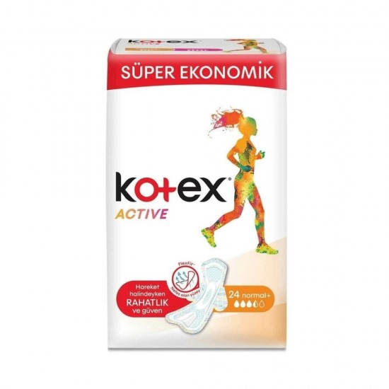 Kotex Active Quadro Normal 24Lü Ped