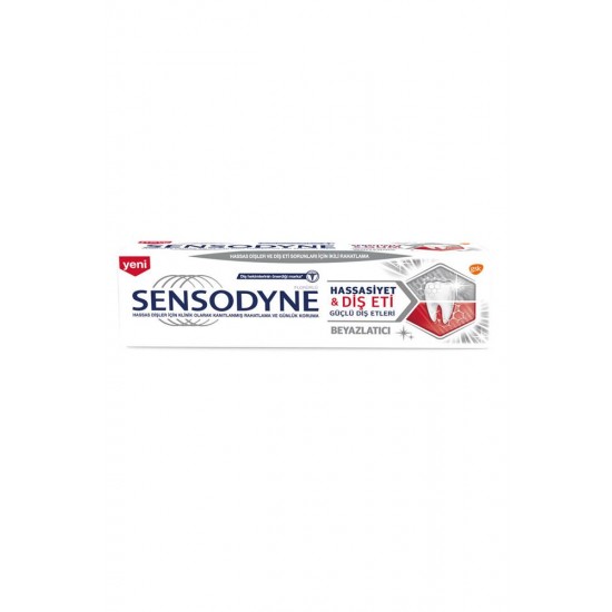Sensodyne Diş Macunu Hassasiyet & Diş Eti Beyazlatıcı 75 Ml