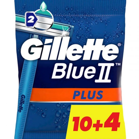 Gillette Blue2 Plus Kullan At Tıraş Bıçağı 10+4Lü