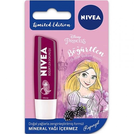 Nivea Dudak Bakım Kremi Böğürtlen Disney 4,8 gr