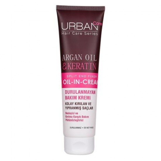 Urban Care Argan Yağı & Keratin İçeren Besleyici & Kırılma Karşıtı Durulanmayan Saç Kremi 150 ML