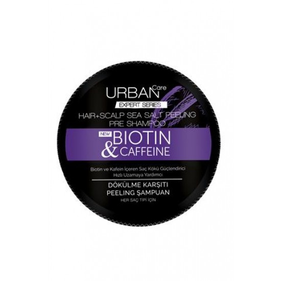 Urban Care Biotin ve Kafein içeren Saç Kökü Güçlendirici Peeling Şampuan 200 ML