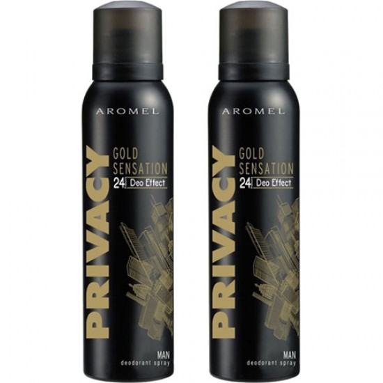Privacy Gold Men Sensation Erkek Deodorant 150 ML 2 Li Set