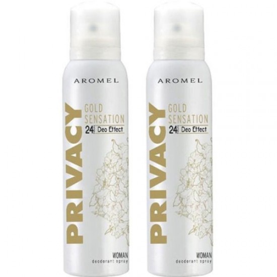 Privacy Gold Women Sensation Kadın Deodorant 150 ML 2 Li Set