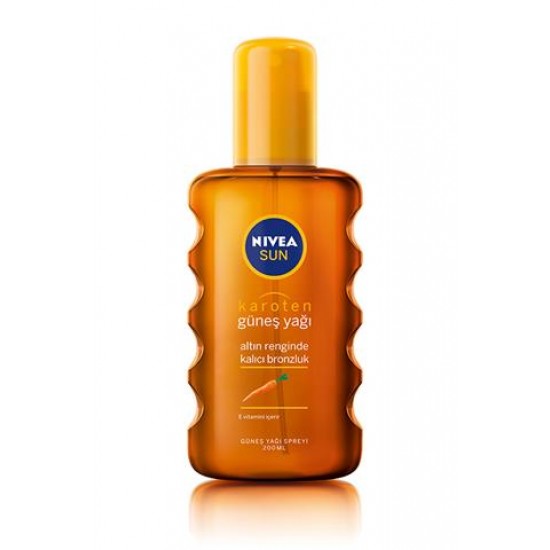 Nivea Sun Karoten Özlü Yoğun Bronzlaştırıcı Sprey güneş Yağı 200 ML
