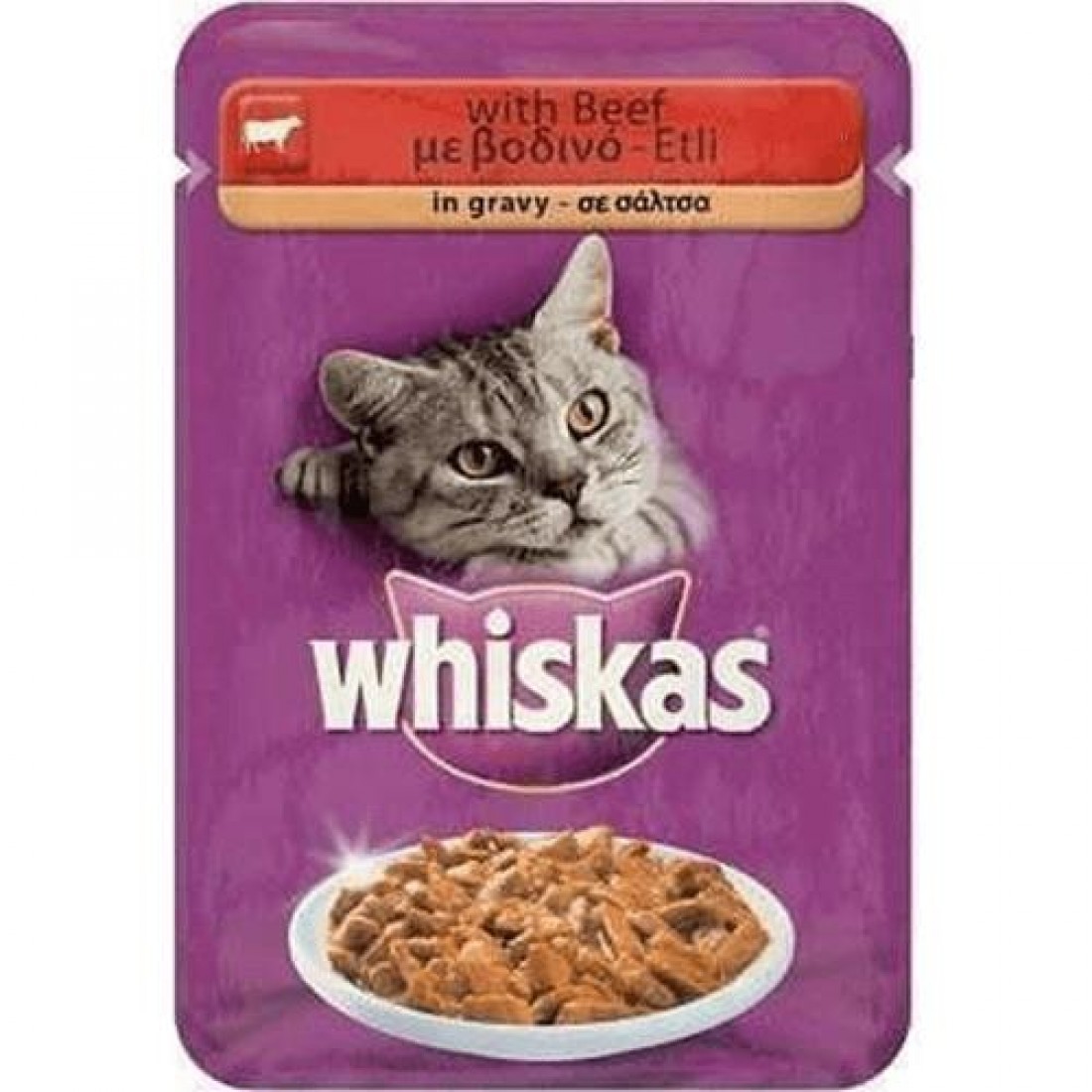 Whiskas Pouch Biftekli Kedi Maması 100 gr 7/24 Kozmetik