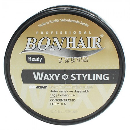 Bon Hair Wax Styling Heady Black 150 Ml