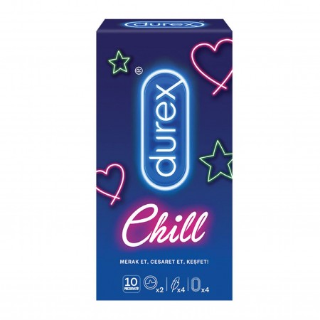 Durex Chill Prezervatif 10'lu