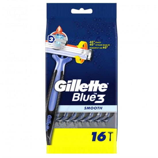 Gillette Blue 3 Traş Bıçağı 16 lı