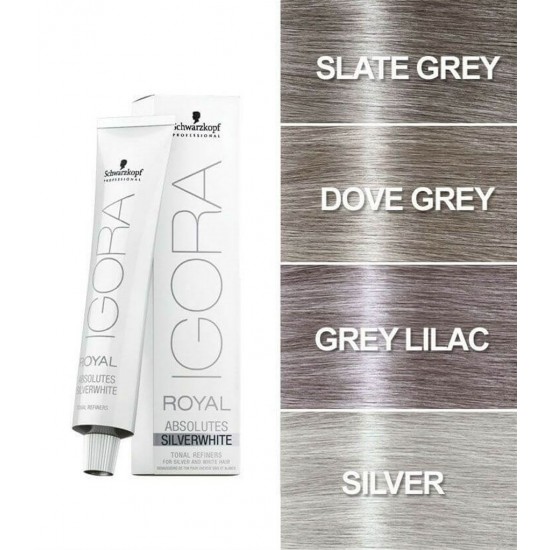 İgora Royal Absolutes Saç Boyası Silver White 60 Ml