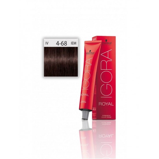 İgora Royal Saç Boyası 4.68 Kahve Kızıl Kestane 60 Ml