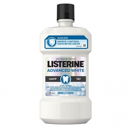 Listerine Ağız Bakım Suyu Advanced White 500 Ml