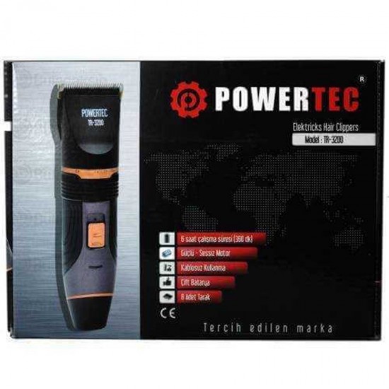 Powertec Şarjlı Saç Tıraş Makinesi Tr 3200