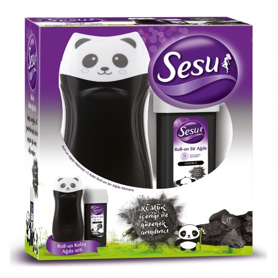 Sesu Kömürlü Roll-on Kolay Ağda Seti