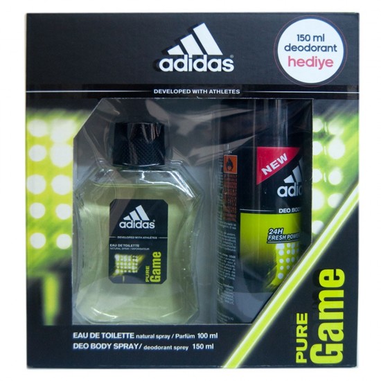 Adıdas Pure Game EDT 100 ML Erkek Parfümü + Deo
