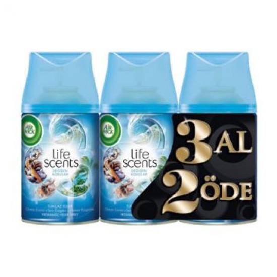 Airwick Freshmatic Yedek 3lü Turkuaz Sular