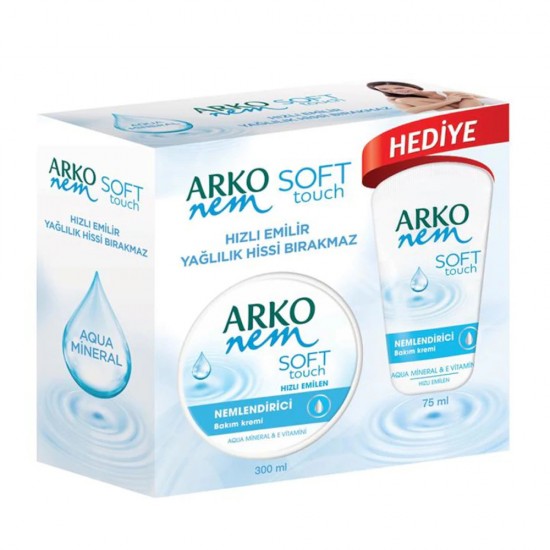 Arko Nem Soft Touch Bakım Kremi 300 ML + 75 ML