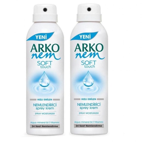 Arko Nem Soft Touch Nemlendirici Sprey Krem 150 ML 2 Li