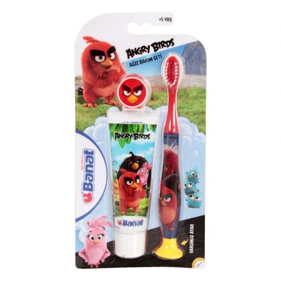 Banat Diş Firçası + Macun Angry Birds