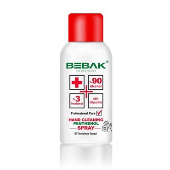 Bebak Laboratories El Temizleyici Dezenfektan Sprey 60 Ml