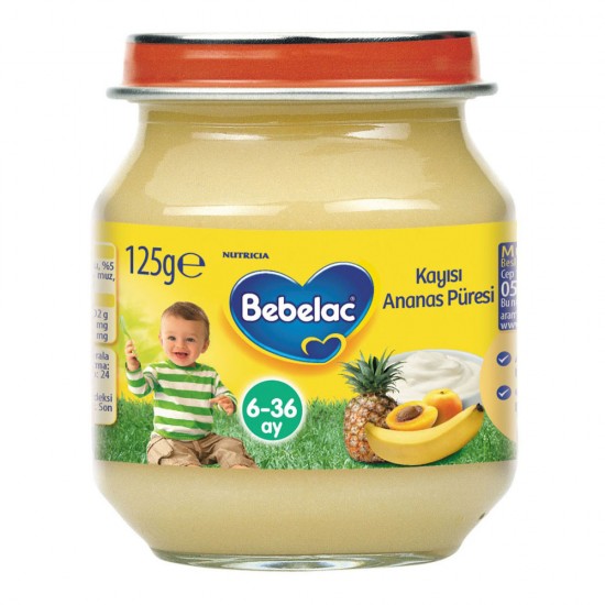 Bebelac Ananas Püresi Kavanoz Maması 125 gr