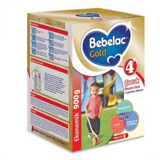 Bebelac Gold 4 Bebek Maması Devam Sütü 1. Yaşından İtibaren 900gr