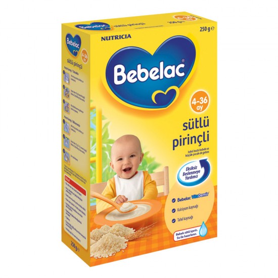 Bebelac Sütlü Pirinçli Kaşık Maması 250 gr