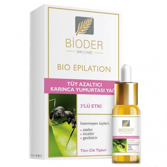 Bioder Tüy Azaltıcı Karınca Yumurtası Yağı 30 ML