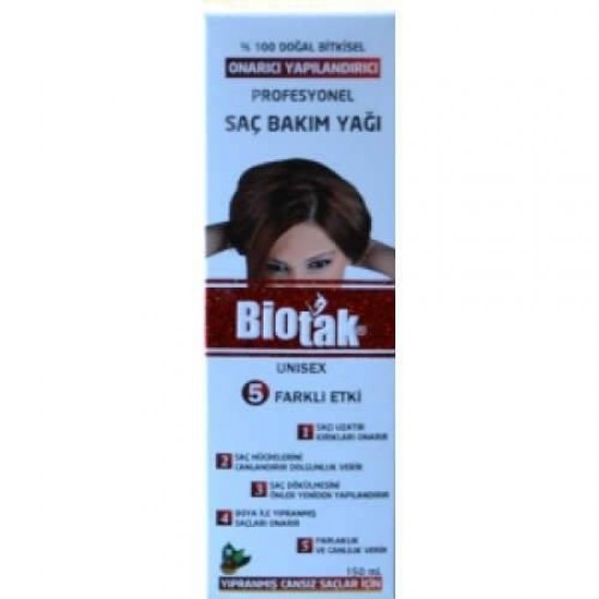 Biotak Saç Bakım Yağı 150 ML