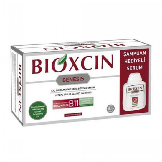 Bioxcin Genesis Serum 15 x 10 ML + Kuru Saç Şampuan 300 ML