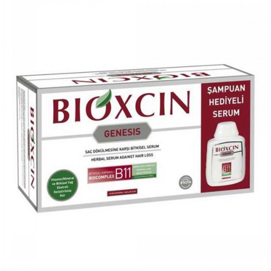 Bioxcin Genesis Serum 15 x 10 ML + Yağlı Saç Şampuan 300 ML