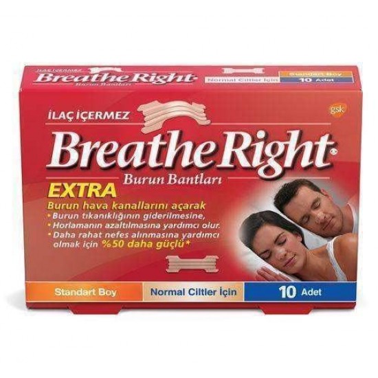 Breathe Right Burun Bandı Extra Standart 10 Lu