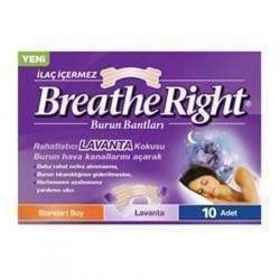 Breathe Right Burun Bandı Lavanta 10Lu