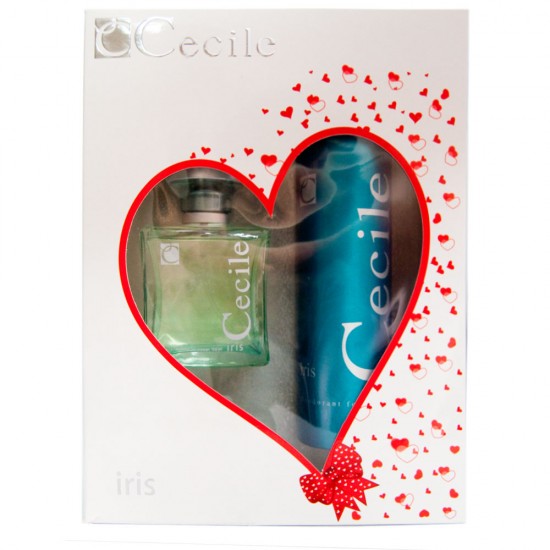 Cecile İris EDT 100 ML Bayan Parfümü + Deodorant Hediyeli