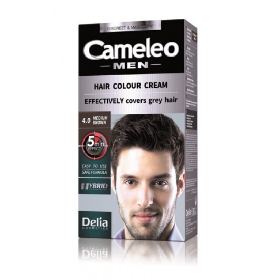 Delia Cameleo Men Sakal Ve Bıyık Boyası 1.0 Siyah