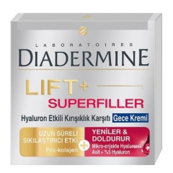 Diadermine Lift + Super Filler Kırışıklık Karşıtı Gece Kremi 50 ML