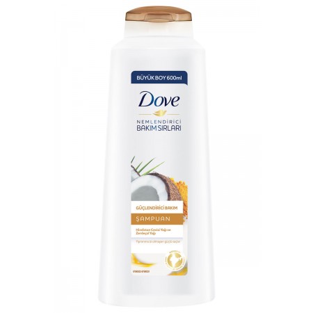 Dove Hindistan Cevizi Özlü Güçlendirici Saç Bakım Şampuanı 600 ML