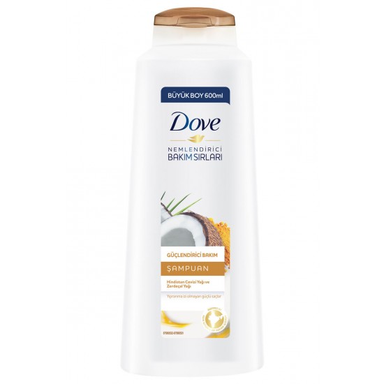 Dove Hindistan Cevizi Özlü Güçlendirici Saç Bakım Şampuanı 600 ML