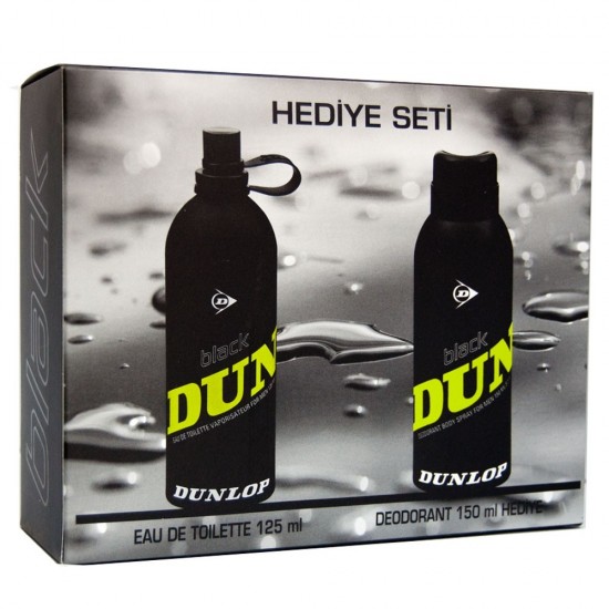 Dunlop Black EDT Yeşil 125 ML Erkek Parfümü + Deo