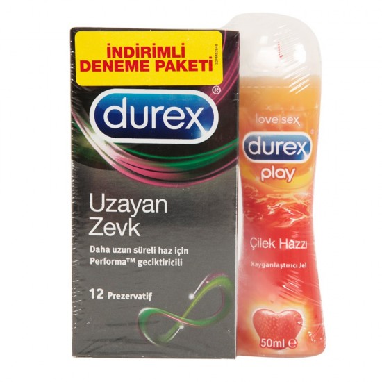 Durex 12Li Uzayan Zevk Personal Prezervatif + Kayganlaştırıcı Jel 50 ML