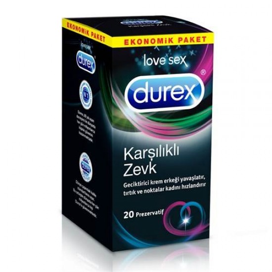Durex 20 Li Karşılıklı Zevk Prezervatif