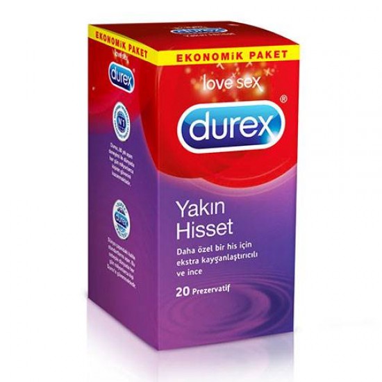 Durex 20 Li Yakin Hisset Prezervatif