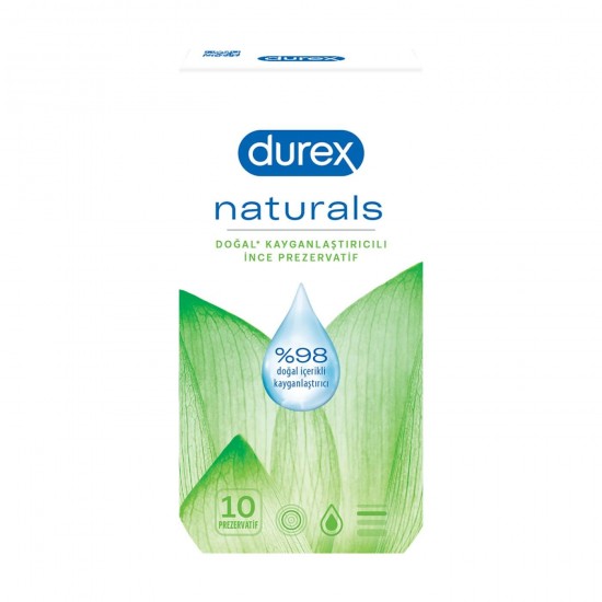 Durex Naturals Prezervatif 10lu
