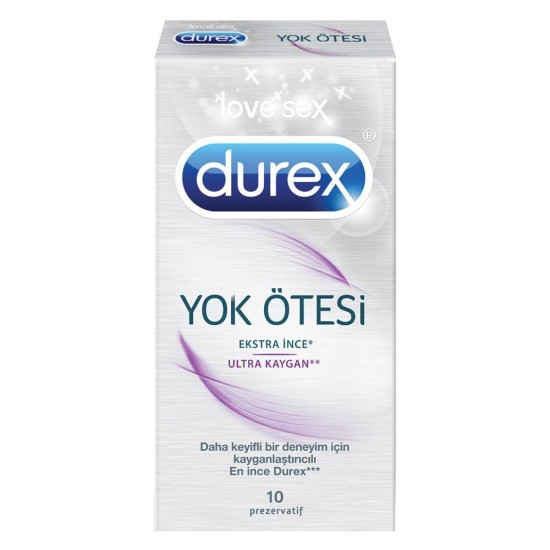 Durex Yok Ötesi Prezervatif Ultra Kaygan 10lu