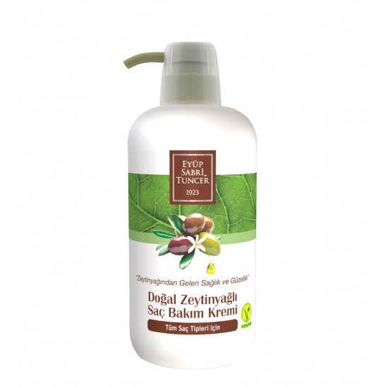 Eyüp Sabri Tuncer Doğal Zeytinyağlı Saç Bakım Kremi 600 ML