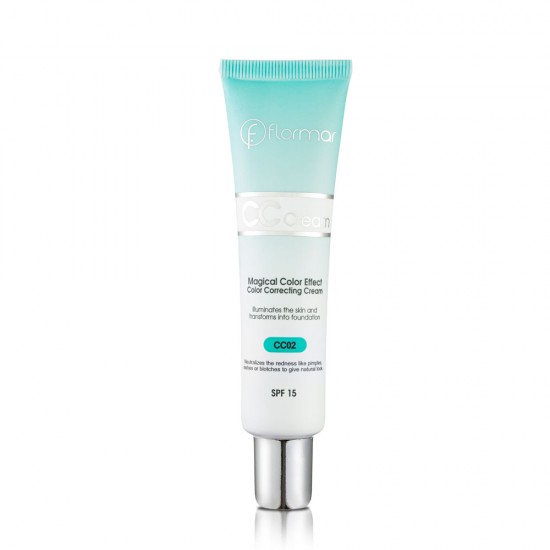 Flormar CC Cream SPF 15 02 Anti Redness