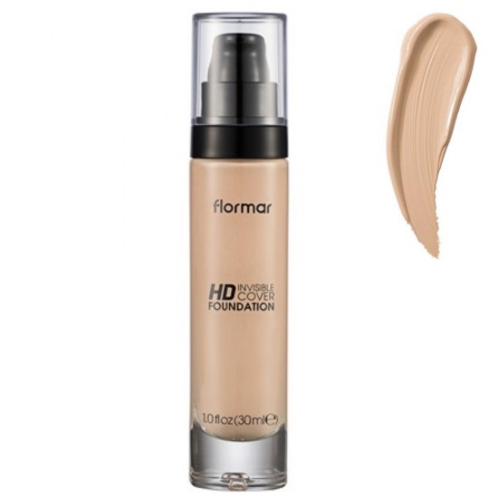 Flormar HD Invisible Cover Fondöten 40 Light Ivory